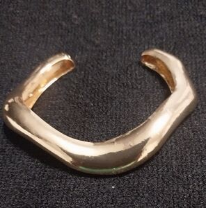 Elegant Gold-Tone Cuff Bracelet